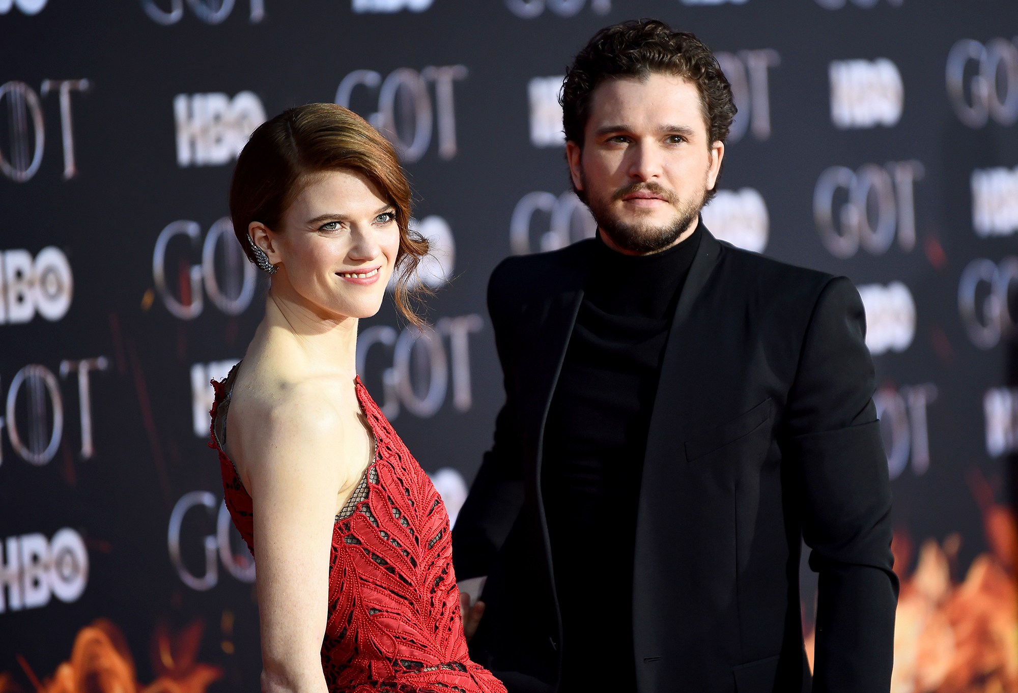 From 'game Of Thrones' Costars To Husband And Wife - Game Of Thrones Red Carpet 2019 , HD Wallpaper & Backgrounds