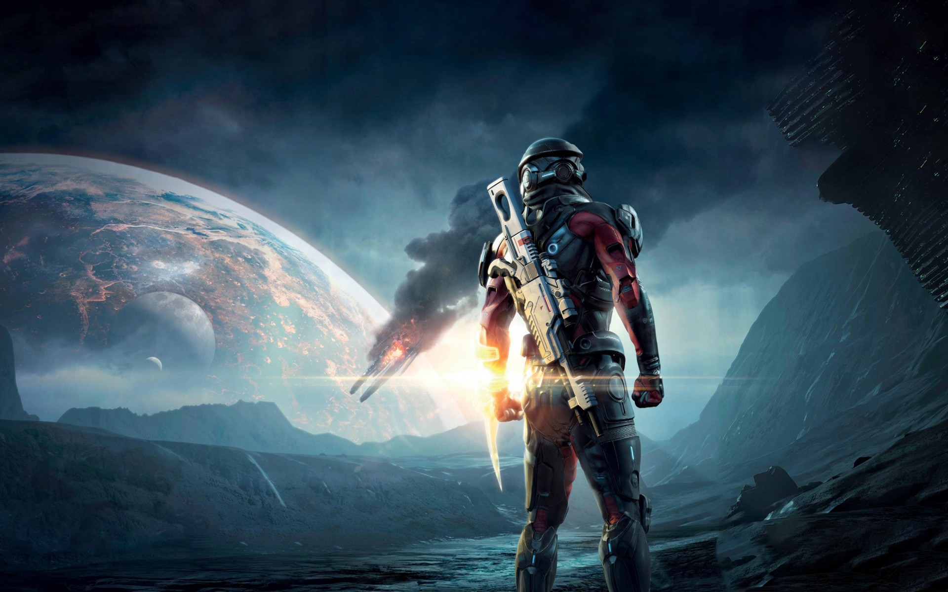Download Mass Effect - Mass Effect Andromeda Wallpaper Hd , HD Wallpaper & Backgrounds