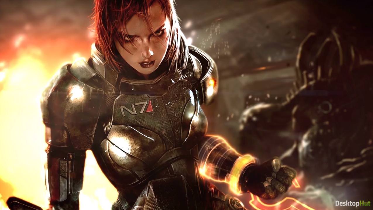 Mass Effect Girl Hd Live Wallpaper - Andromeda Mass Effect Gameplay , HD Wallpaper & Backgrounds