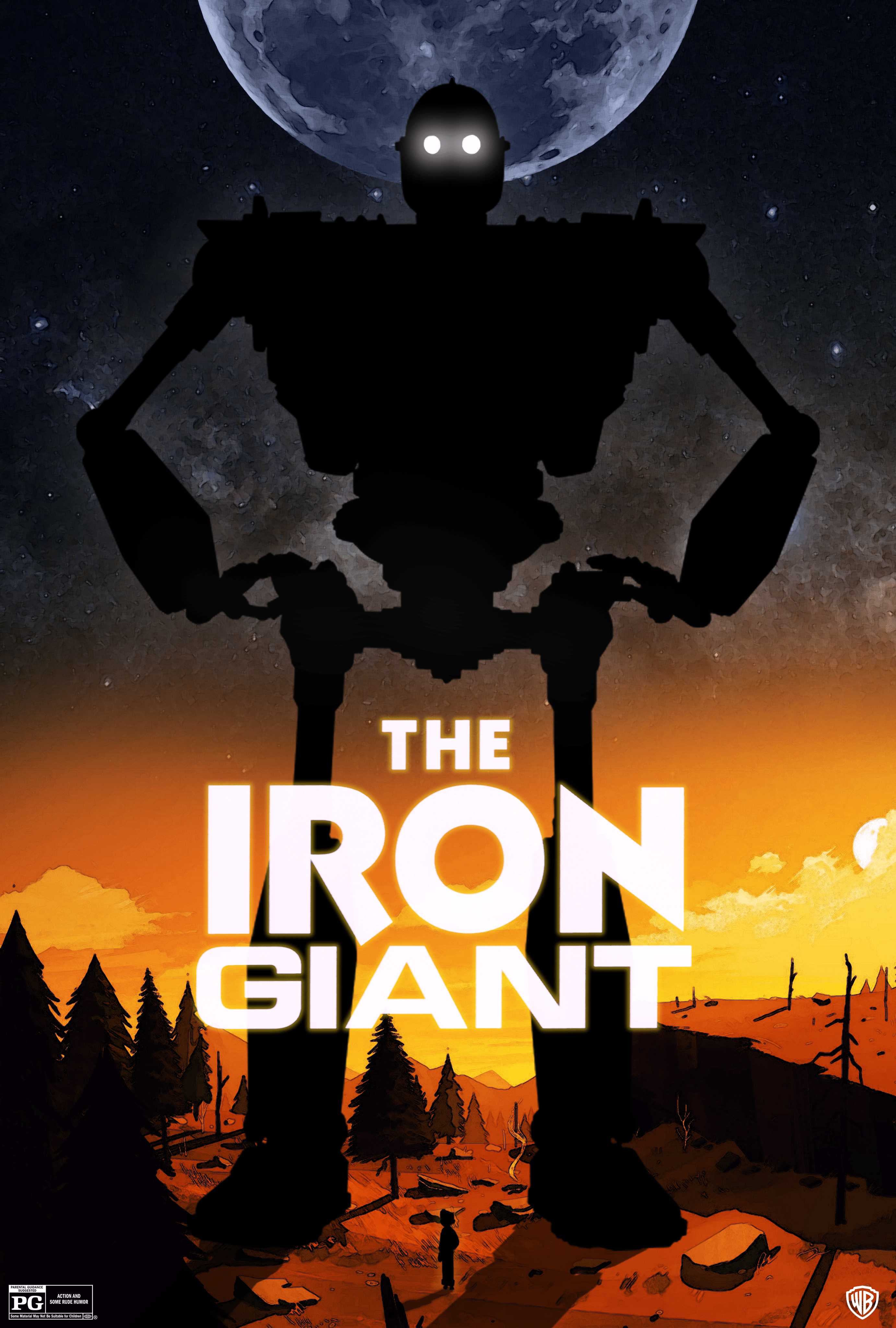 The Iron Giant Wallpaper - Iron Giant 1999 Poster , HD Wallpaper & Backgrounds