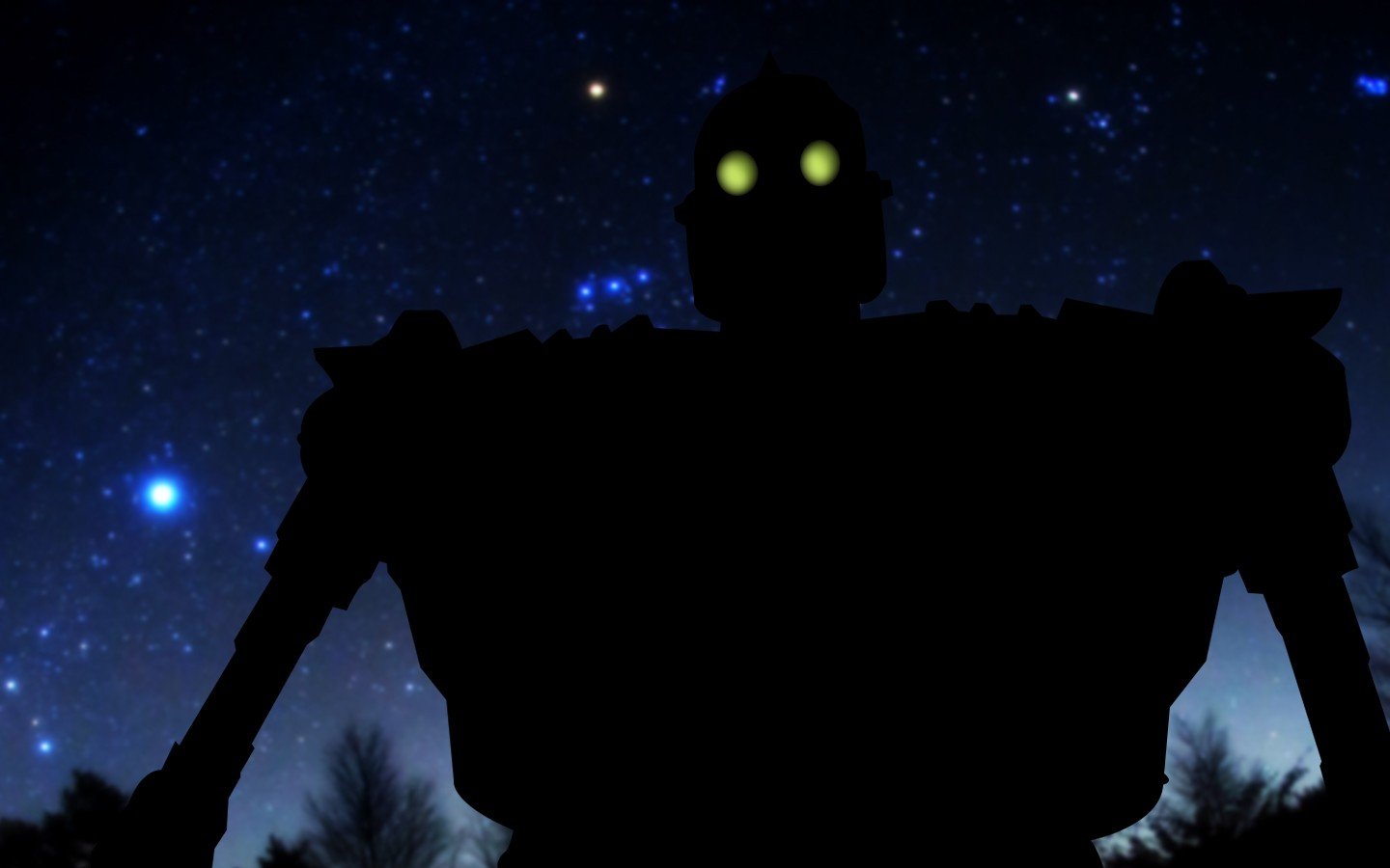 The Iron Giant, Glowing Eyes Hd Wallpapers / Desktop - Iron Giant Glowing Eyes , HD Wallpaper & Backgrounds