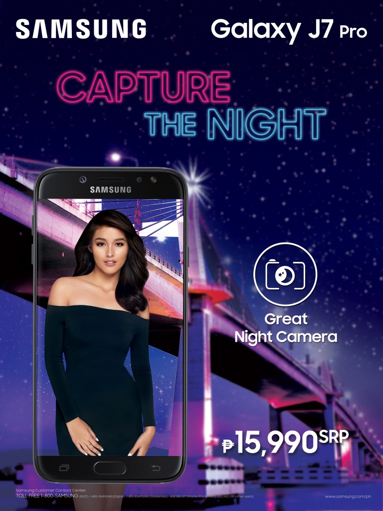 Liza Soberano Captures The Night With The New Samsung - J7 Pro Liza Soberano , HD Wallpaper & Backgrounds