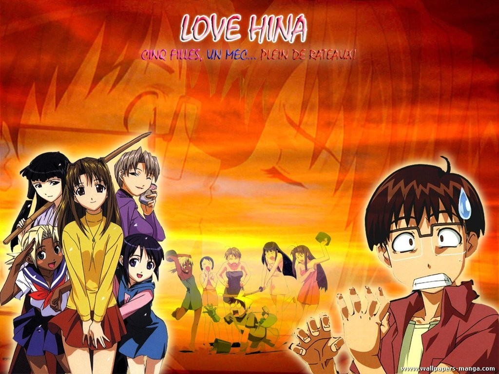 Love Hina , HD Wallpaper & Backgrounds