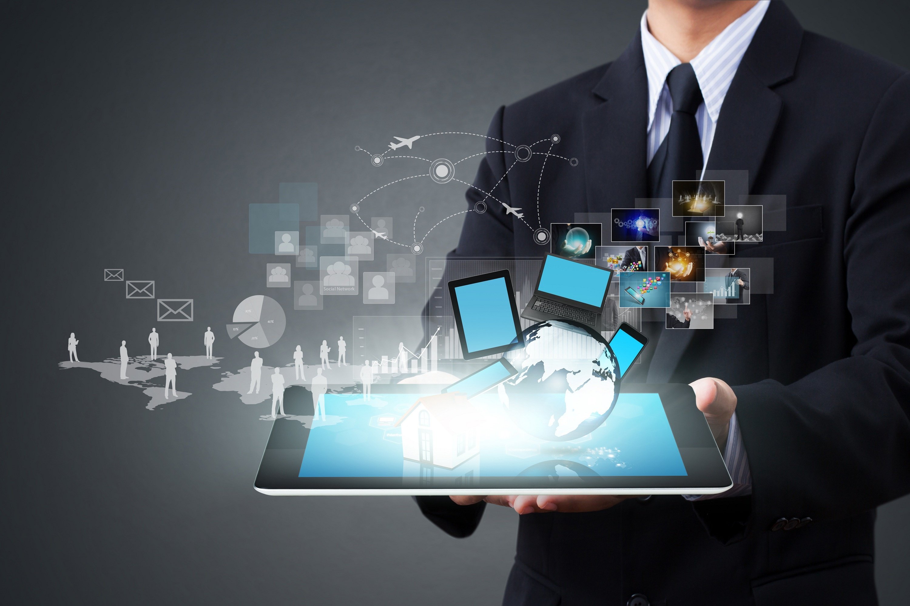 Sme's Are Exploring Global Markets Using Mobile Technology - Information Technology Services , HD Wallpaper & Backgrounds