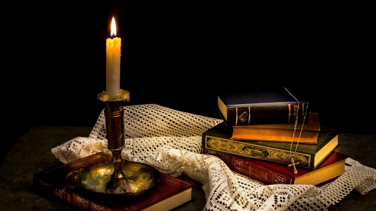 Gp Tuition Wallpaper Wp6007325 - Old Books Candle Background , HD Wallpaper & Backgrounds
