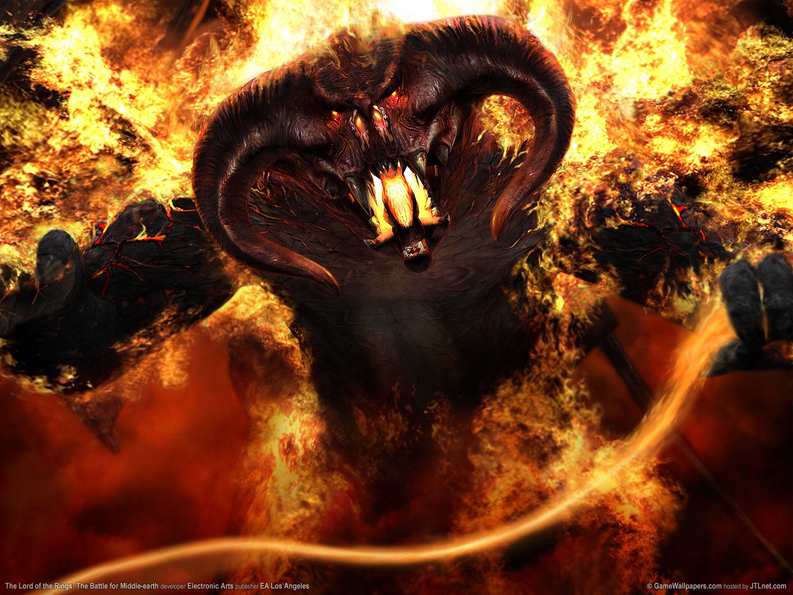 Balrog Lord Of The Rings , HD Wallpaper & Backgrounds