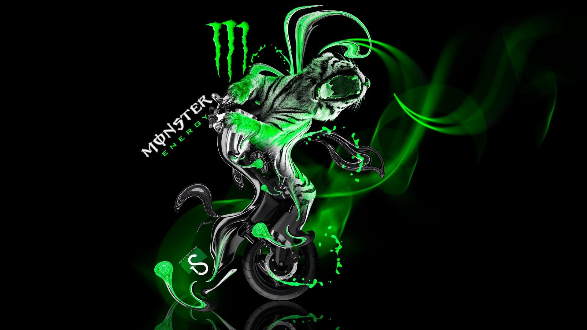 ロイヤリティフリー壁紙 Monster Monster Energy ロゴ 最高の花の画像