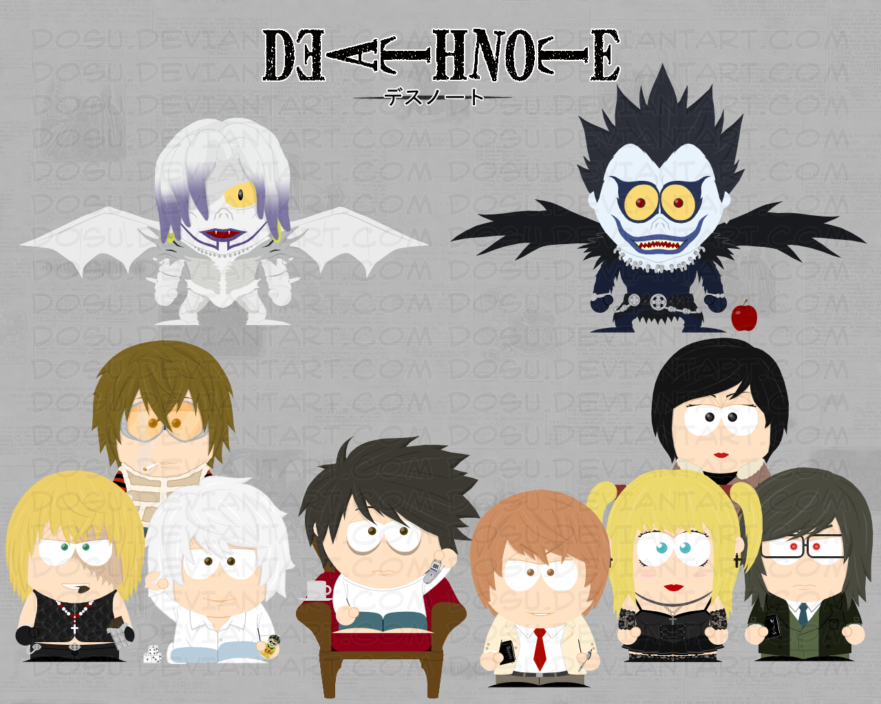 Death Note South Park , HD Wallpaper & Backgrounds
