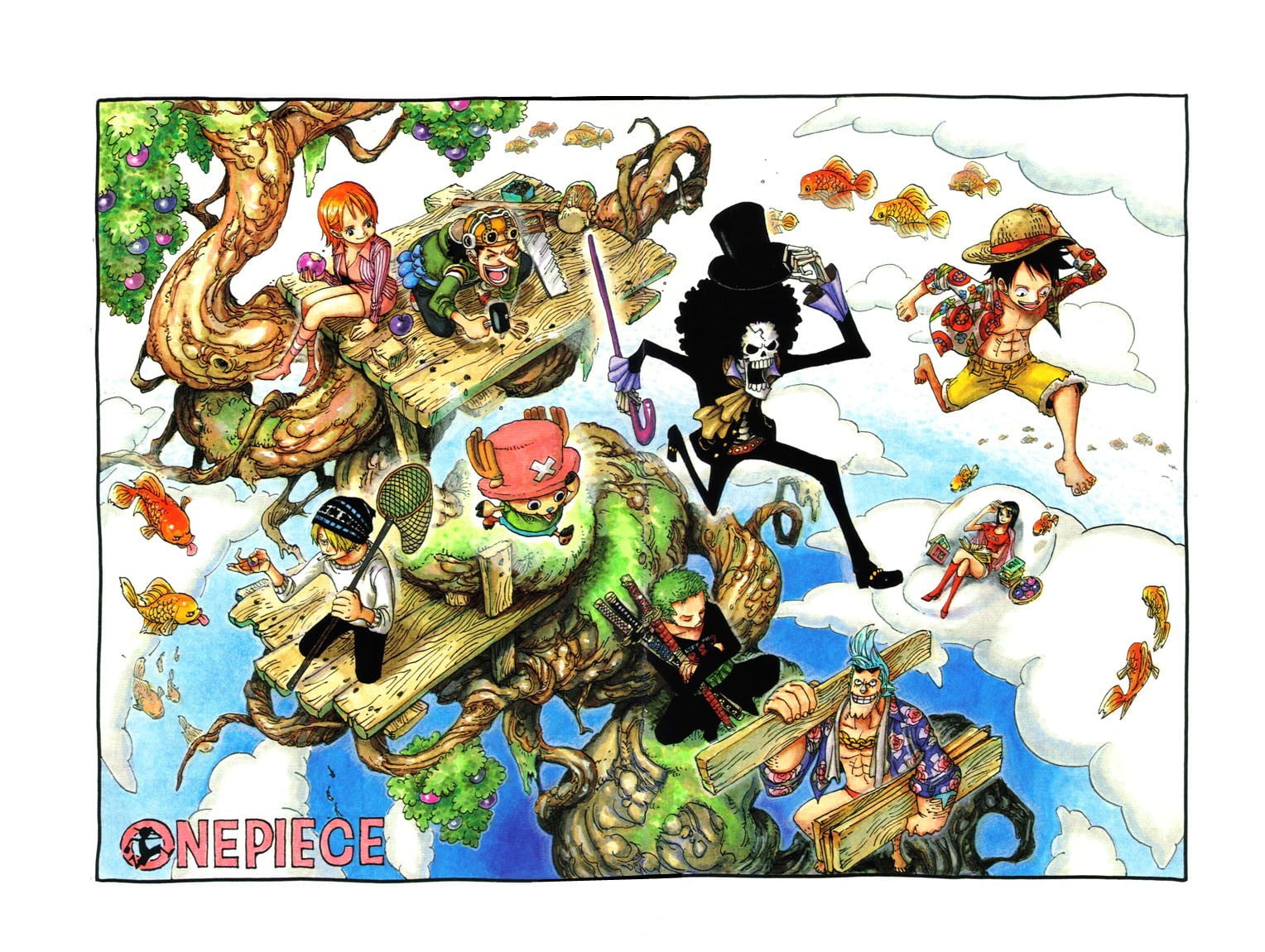 One Piece Colour Spread , HD Wallpaper & Backgrounds