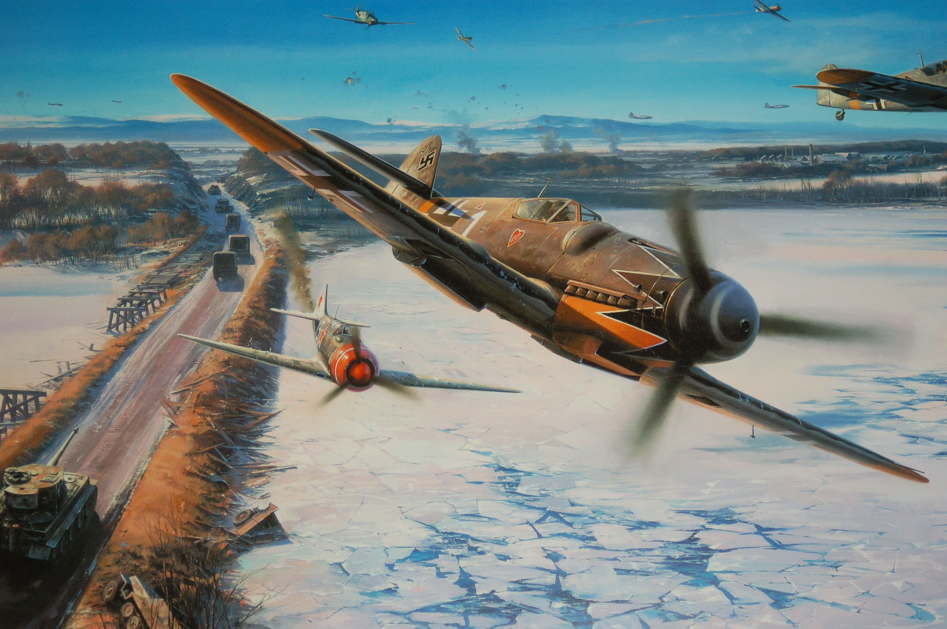 Brown And Gray Plane, World War Ii, Messerschmitt, - Erich Hartmann Bf 109 , HD Wallpaper & Backgrounds
