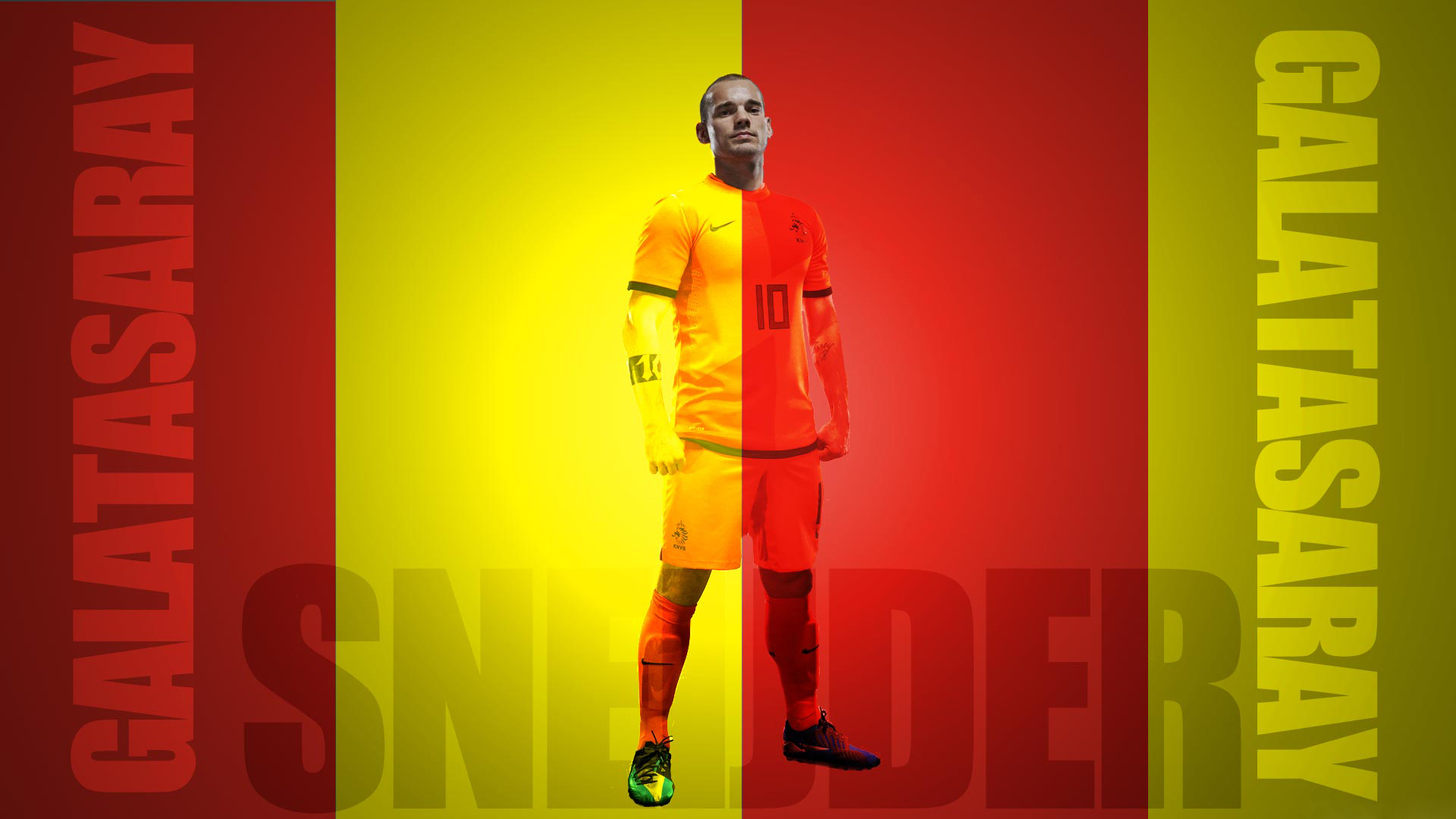 Galatasaray And Netherlands Wesley Sneijder Wallpaper - Standing , HD Wallpaper & Backgrounds