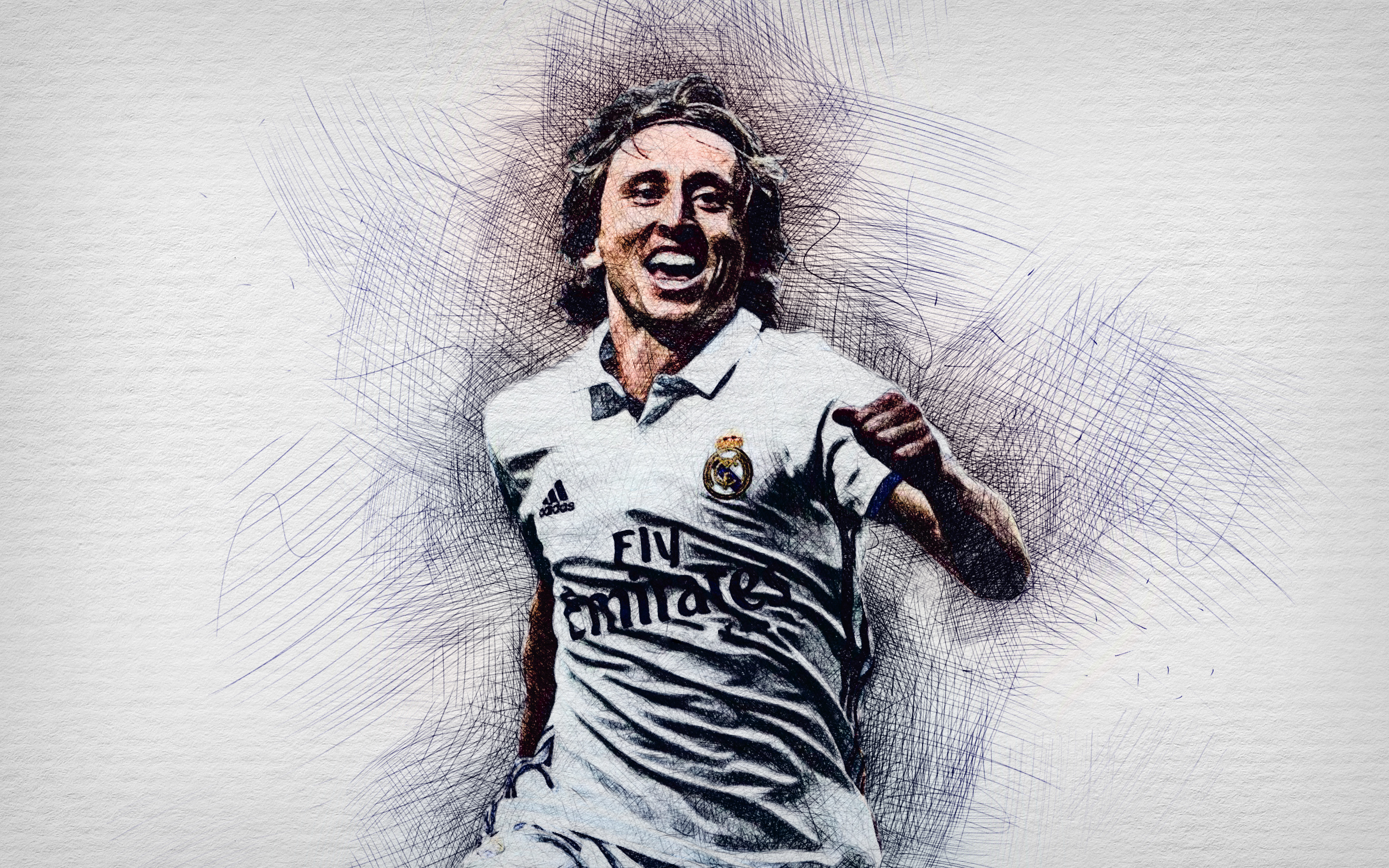 Croatian, Soccer, Real Madrid C - Modric , HD Wallpaper & Backgrounds