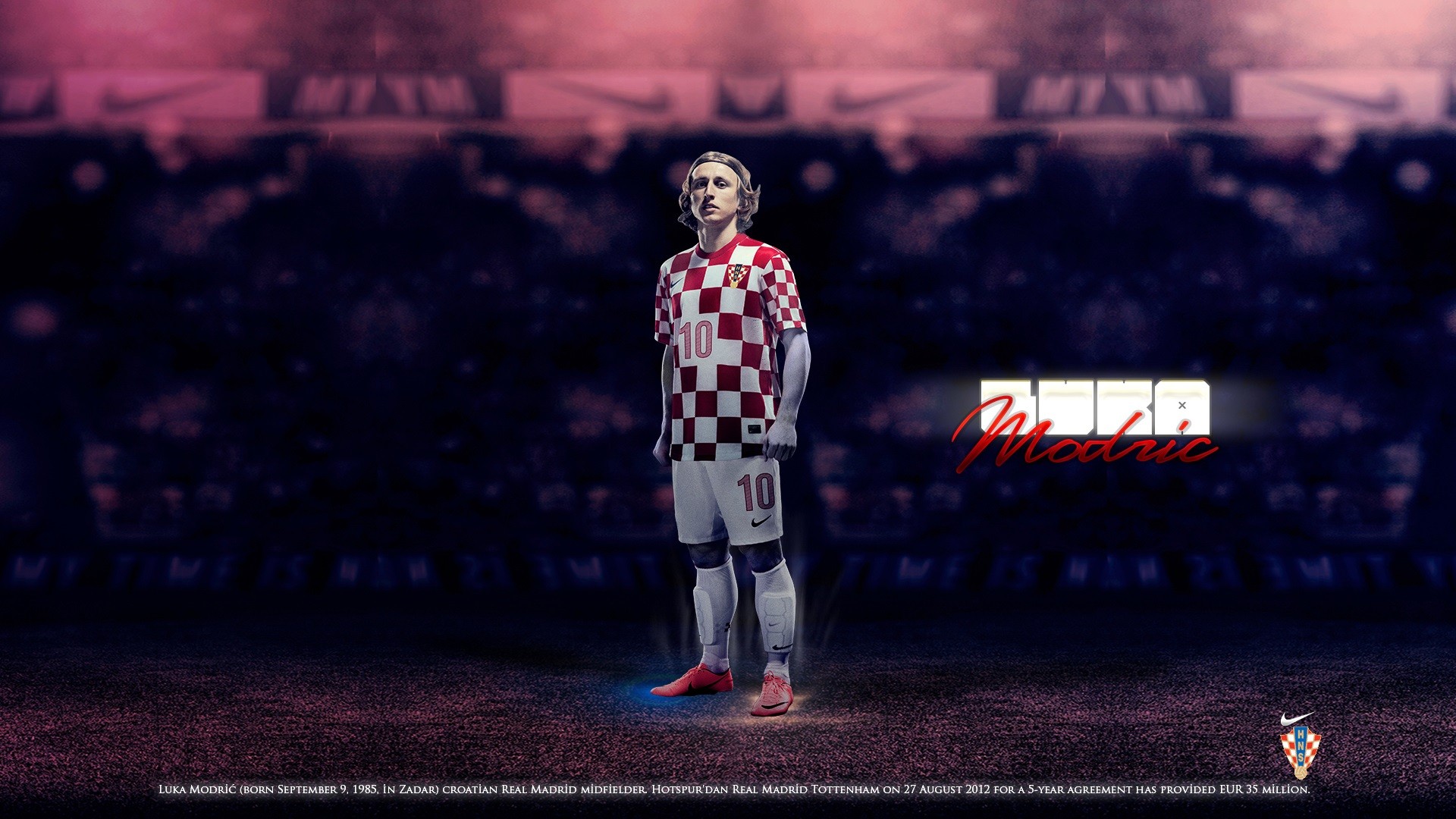 Luka Modric Hd Images - Luka Modric Croatia Wallpaper Hd , HD Wallpaper & Backgrounds