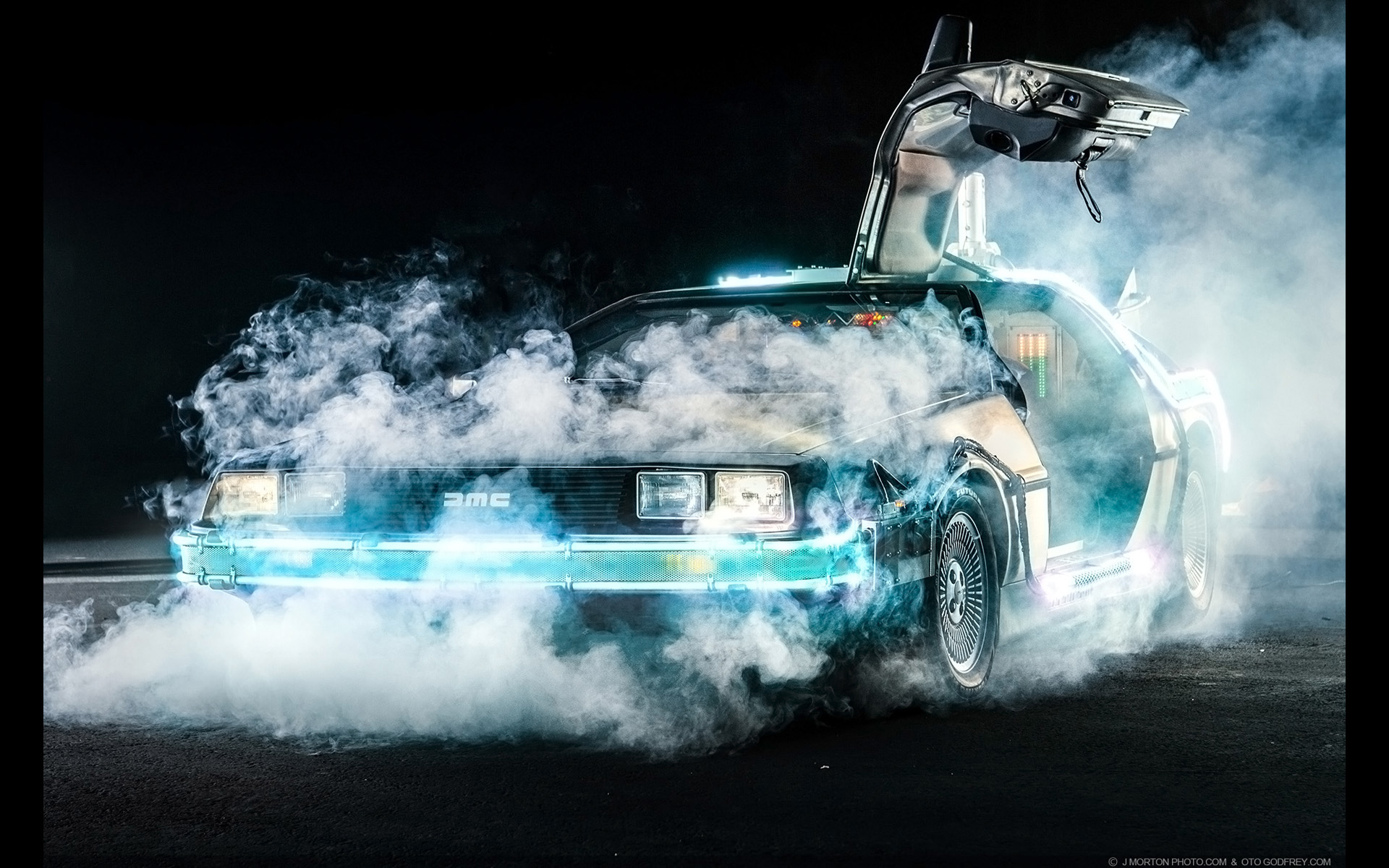 Back To The Future Delorean Canvas , HD Wallpaper & Backgrounds