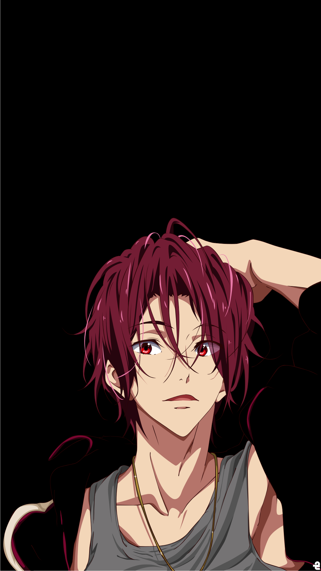 Free Anime / Free Mobile Wallpaper - Free Rin Matsuoka , HD Wallpaper & Backgrounds