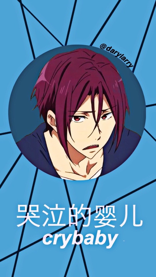 Happy Birthday Rin Matsuoka I Made Some Wallpapers - Rin Matsuoka Aesthetics , HD Wallpaper & Backgrounds