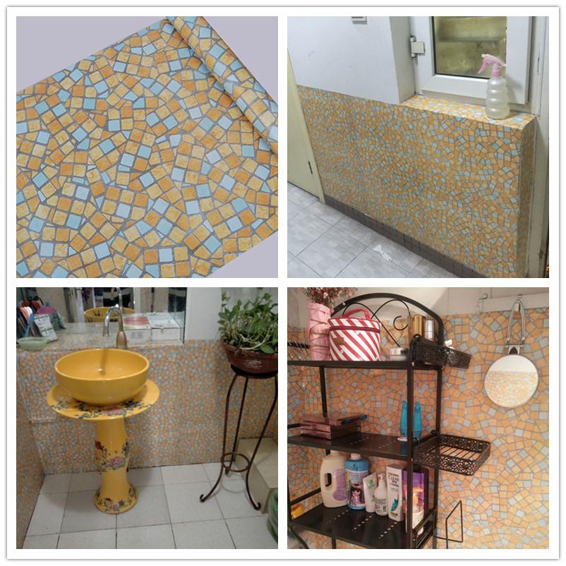 45cmx10m Kitchen Zelfklevend Behang Bathroom Toilet - Sticker , HD Wallpaper & Backgrounds