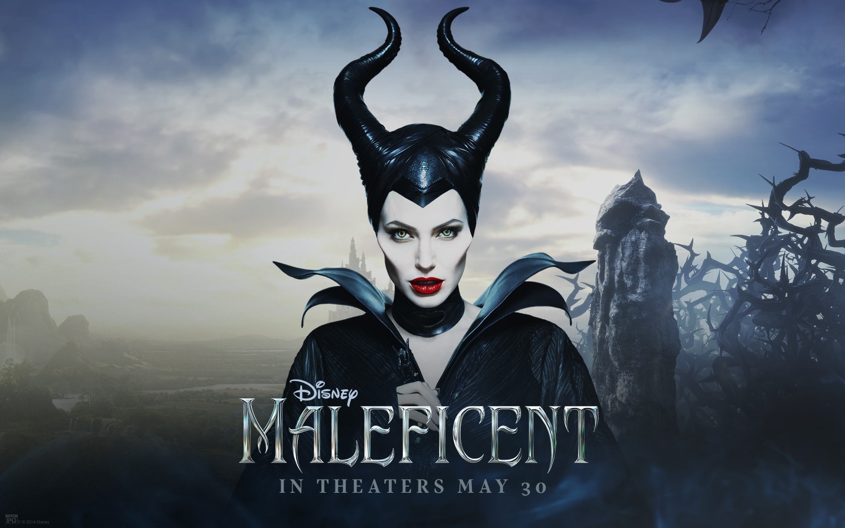 Maleficent Hq Wallpapers Maleficent Desktop Wallpapers - Magnificent Angelina Full Movie , HD Wallpaper & Backgrounds
