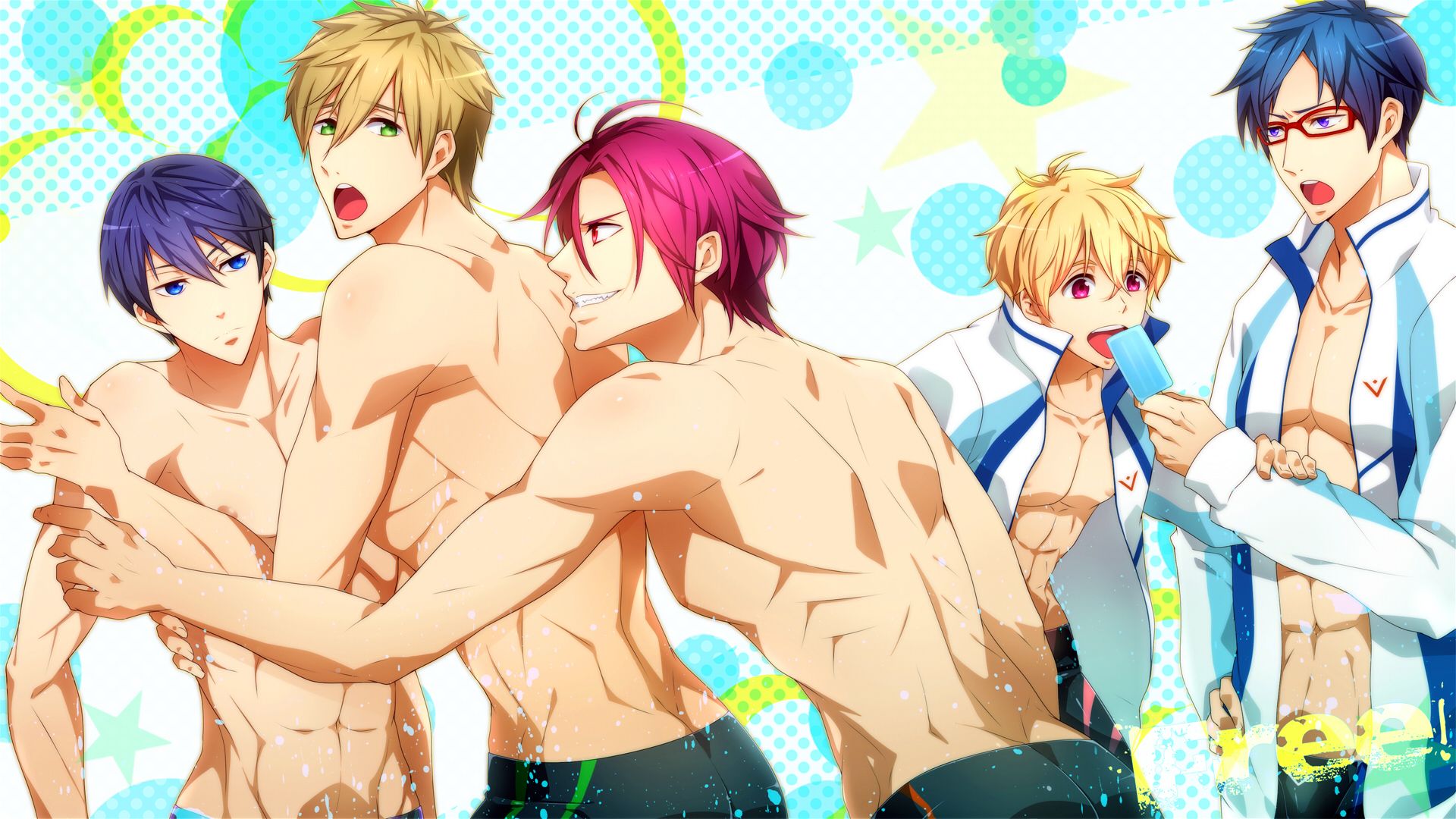 Free Iwatobi Swim Club/eternal Summer<<<<um, Y Does - Yaoi Wallpaper Pc Hd , HD Wallpaper & Backgrounds