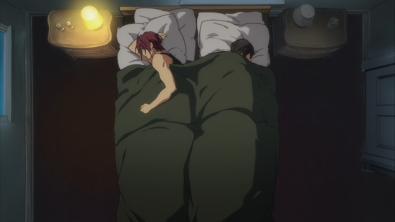 Rin And Haruka Reluctantly Sleep In The Same Bed - Free Eternal Summer Haruka And Rin , HD Wallpaper & Backgrounds