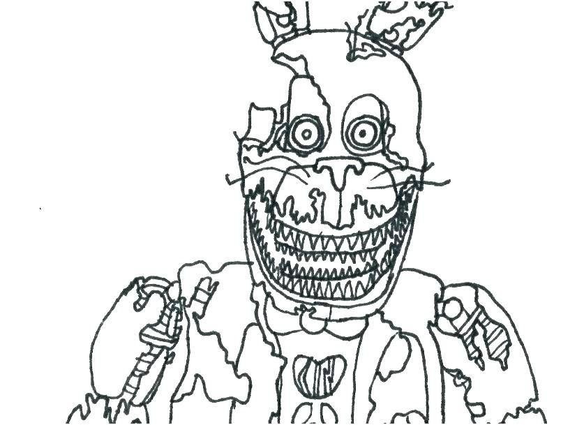 Beautiful Fnaf Toy Chica Coloring Pages Unique Fnaf - Five Nights At Freddys Colouring , HD Wallpaper & Backgrounds