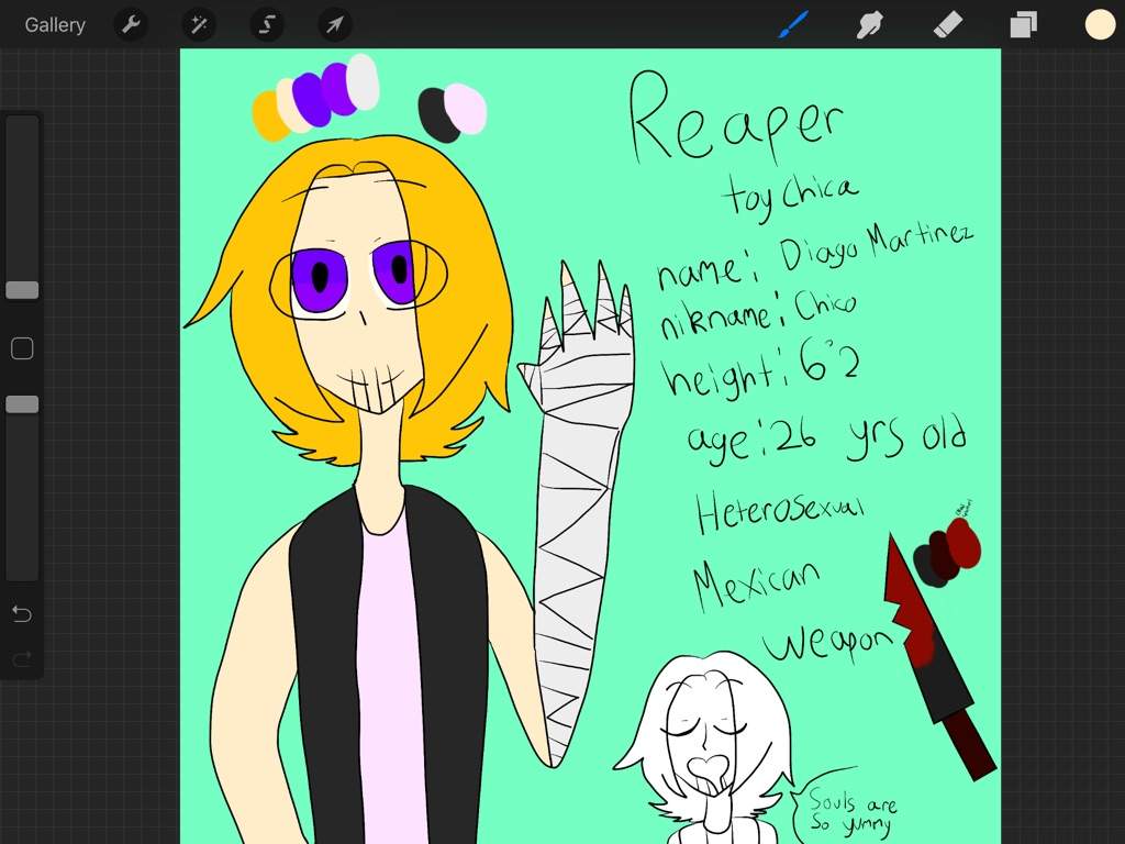 My Human Design For Reaper Toy Chica - Illustration , HD Wallpaper & Backgrounds
