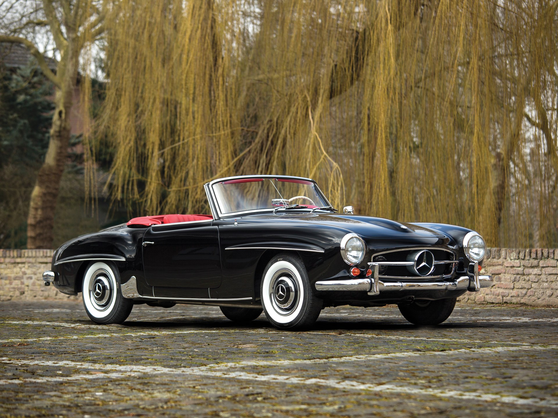 1958 Mercedes-benz 190 Sl Pictures, Photos, Wallpapers - Mercedes 190 Sl Noire , HD Wallpaper & Backgrounds