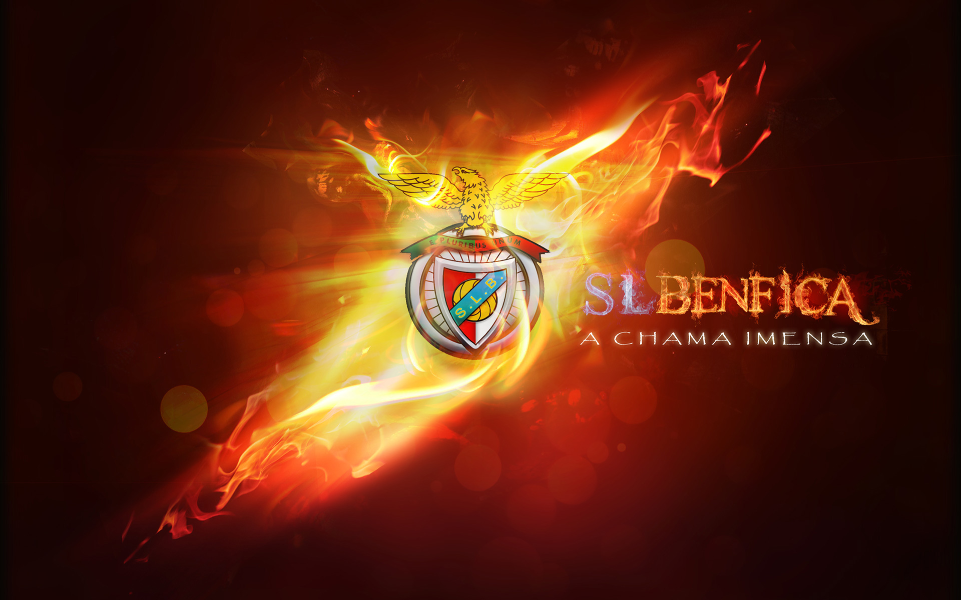 Sl Benfica Wallpaper - Benfica A Chama Imensa , HD Wallpaper & Backgrounds