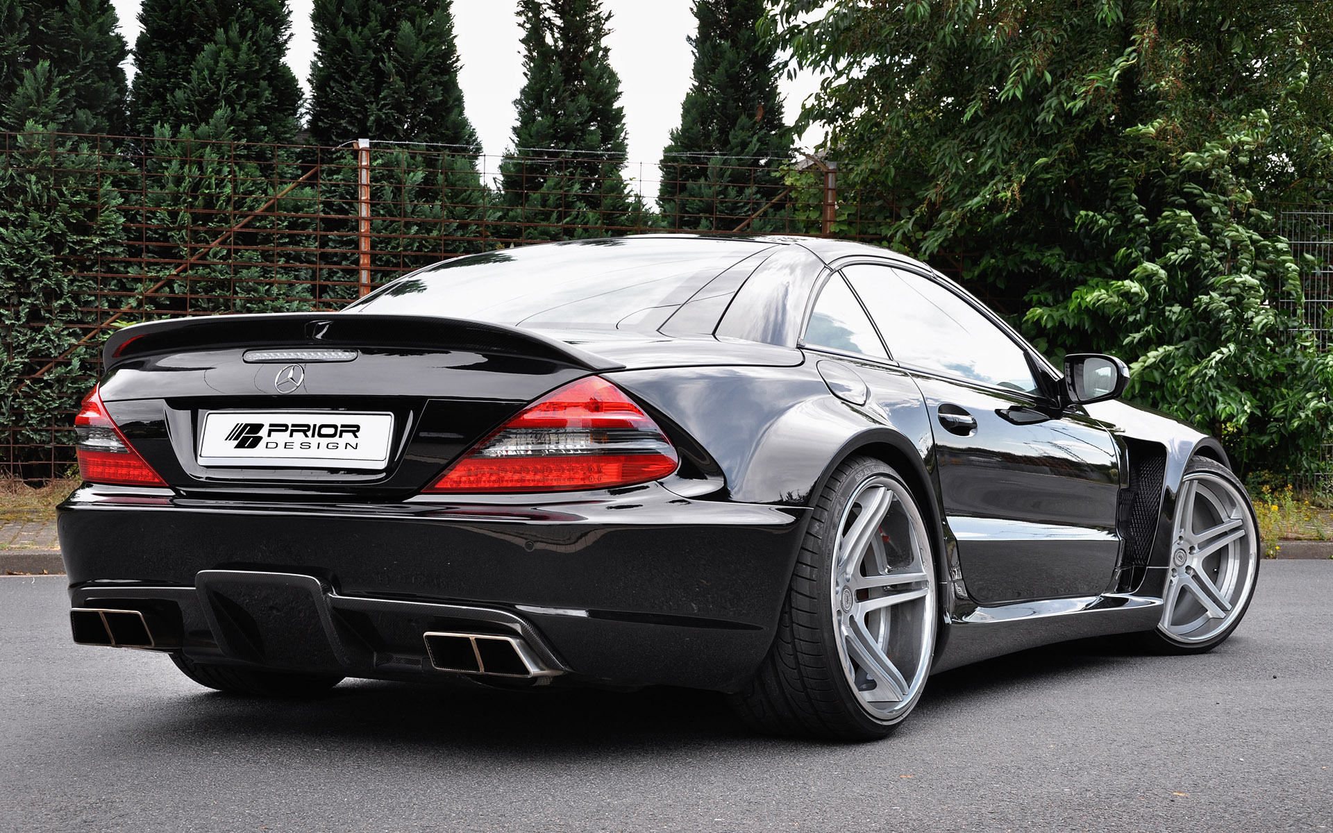 Prior Design Mercedes-benz Sl R230 Black Edition - Mercedes Benz Sl 500 Amg , HD Wallpaper & Backgrounds