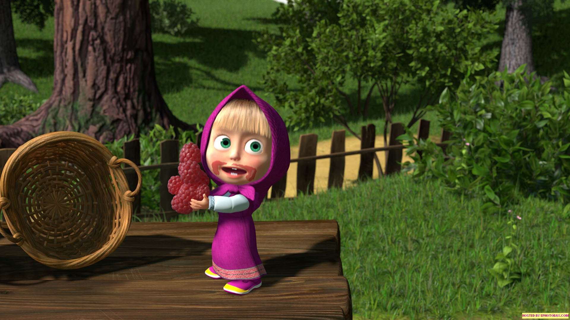 Masha And The Bear Wallpaper - Masha And The Bear Hd , HD Wallpaper & Backgrounds