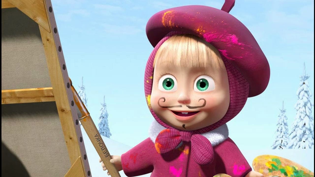 Masha Wallpaper High Resolution - Masha And The Bear , HD Wallpaper & Backgrounds