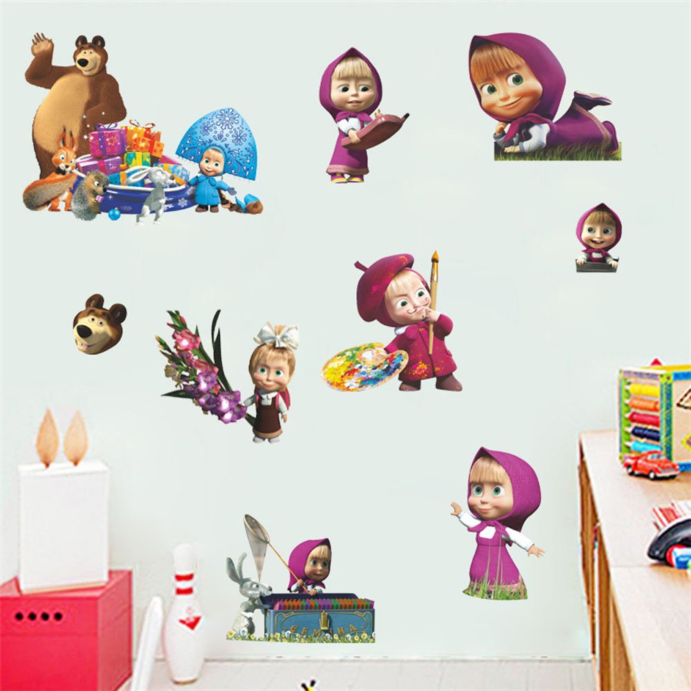 Fangeplus - Stickers Masha Y El Oso , HD Wallpaper & Backgrounds