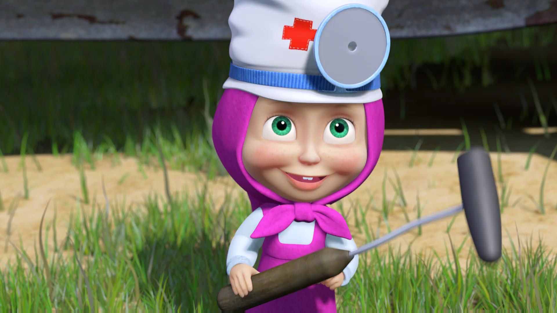 Masha And The Bear Wallpaper Bergerak Iphone Cute Masha