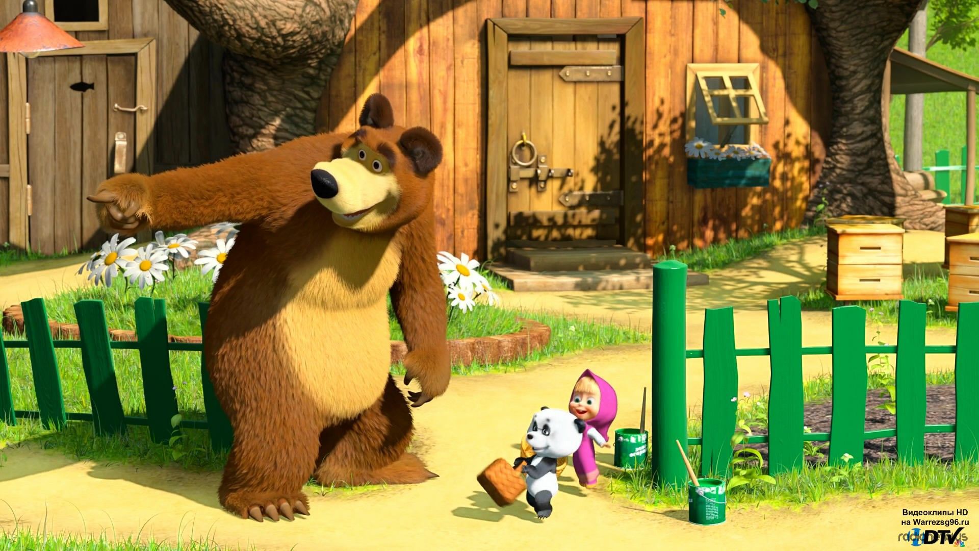 Masha And The Bears House , HD Wallpaper & Backgrounds