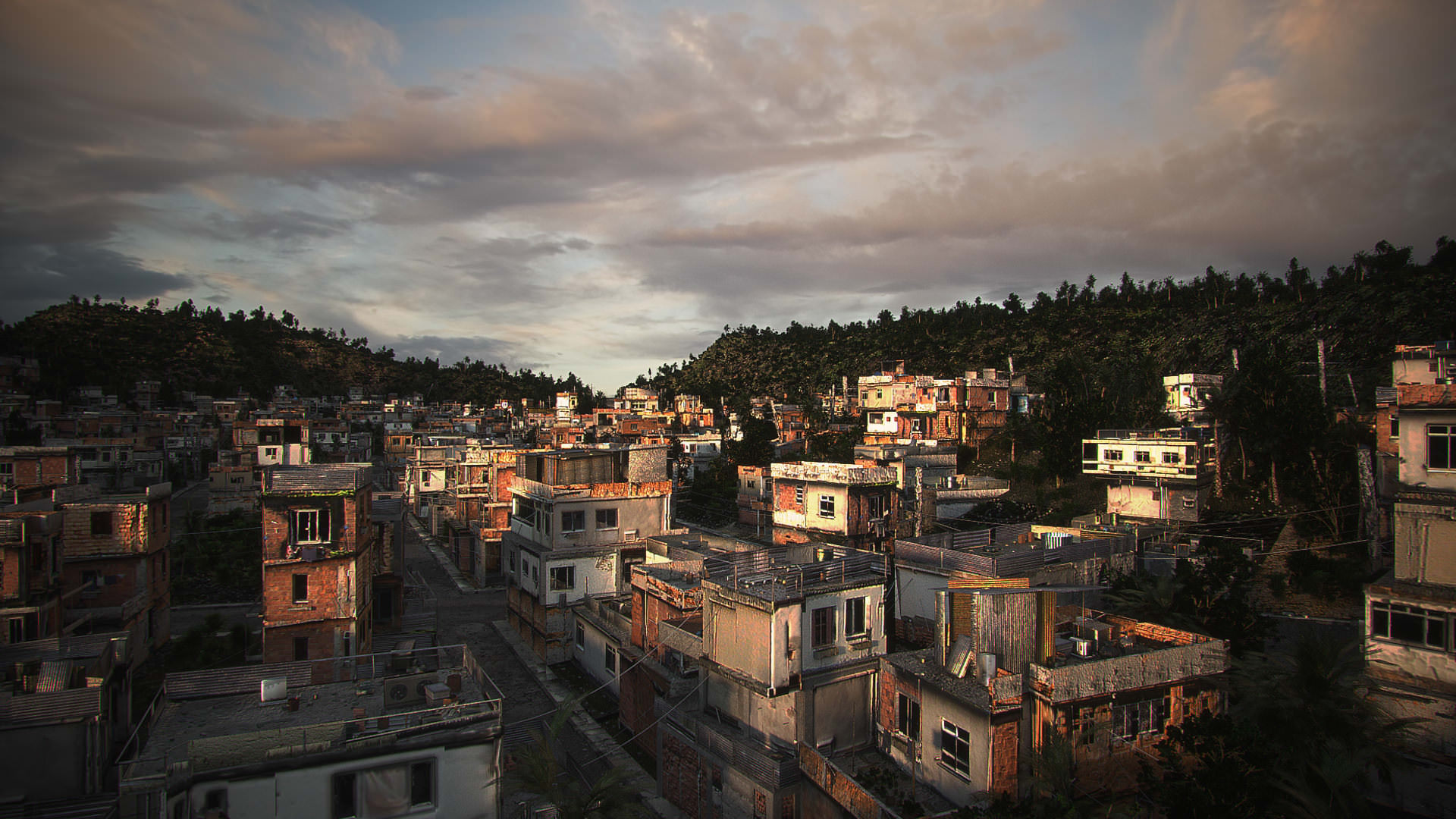 Favela Exterior - Favela 3d , HD Wallpaper & Backgrounds