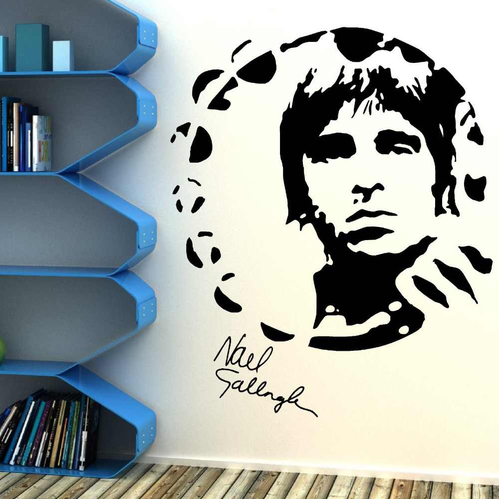 Noel Gallagher Oasi Portrait Art Design Wall Sticker - Quarto Do Darth Vader , HD Wallpaper & Backgrounds