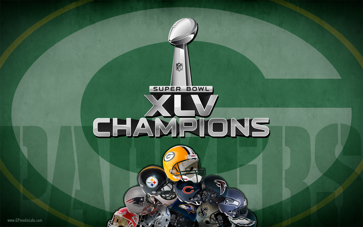 Green Bay Packers Wallpaper Super Bowl Champions Wallpaper - Cool Green Bay Packers , HD Wallpaper & Backgrounds