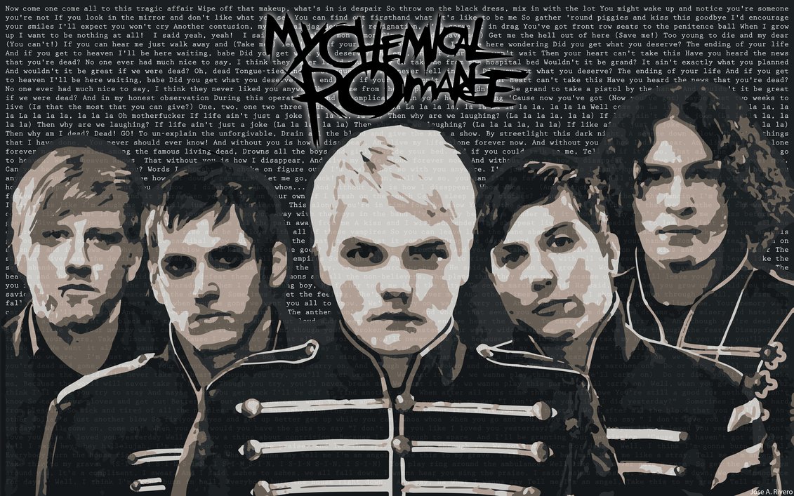 Welcome To The Black Parade Cover 724153 - My Chemical Romance , HD Wallpaper & Backgrounds