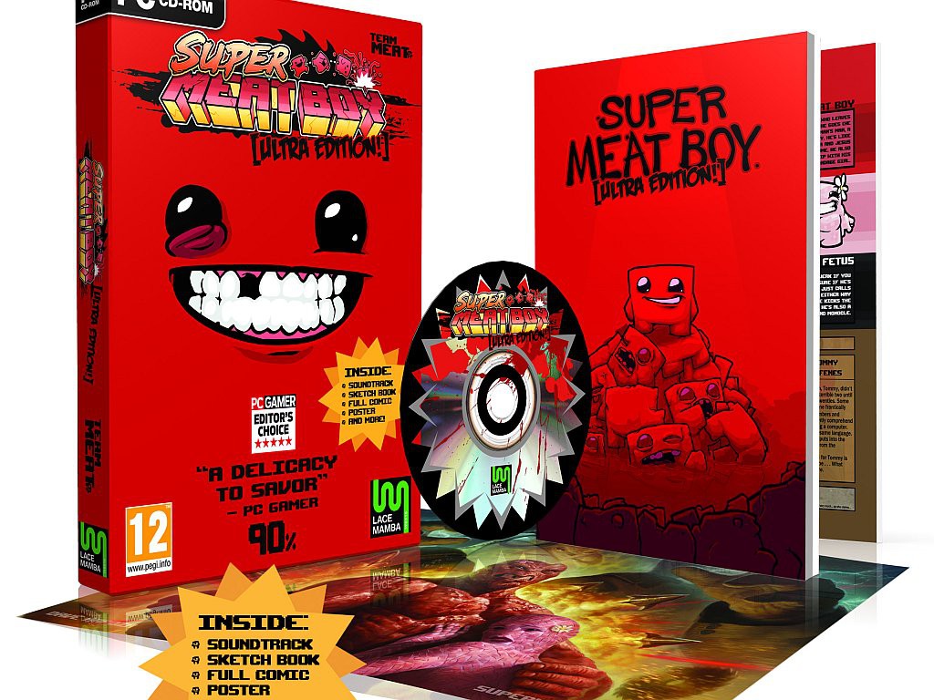Brighton, July 21, 2011 Super Meat Boy - Super Meat Boy Physical , HD Wallpaper & Backgrounds