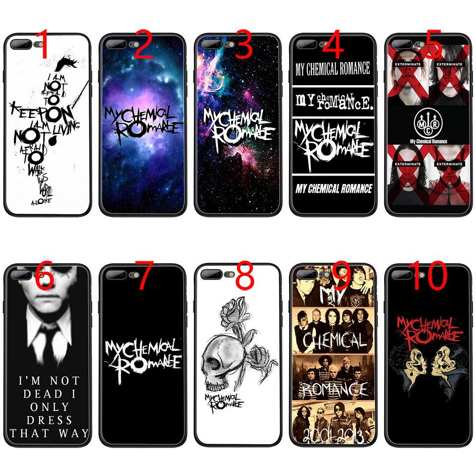 My Chemical Romance Soft Black Tpu Phone Case For Iphone - Mcr Iphone 6 Plus Case , HD Wallpaper & Backgrounds