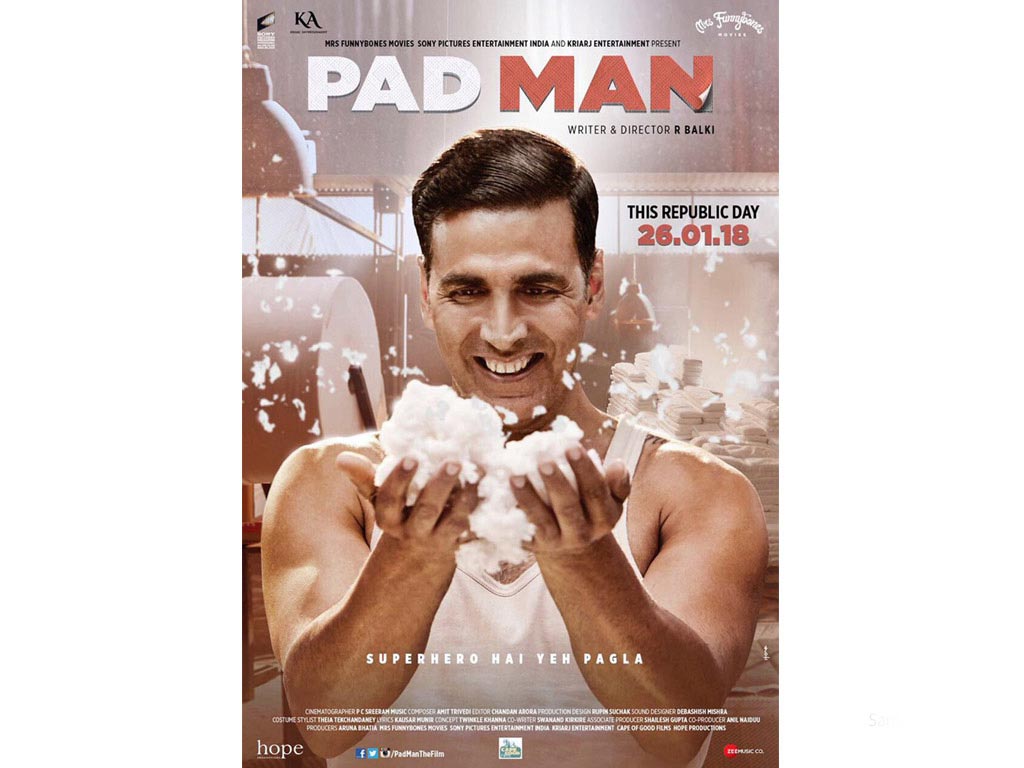Padman Hq Movie Wallpapers - Padman 2018 Movie Poster , HD Wallpaper & Backgrounds