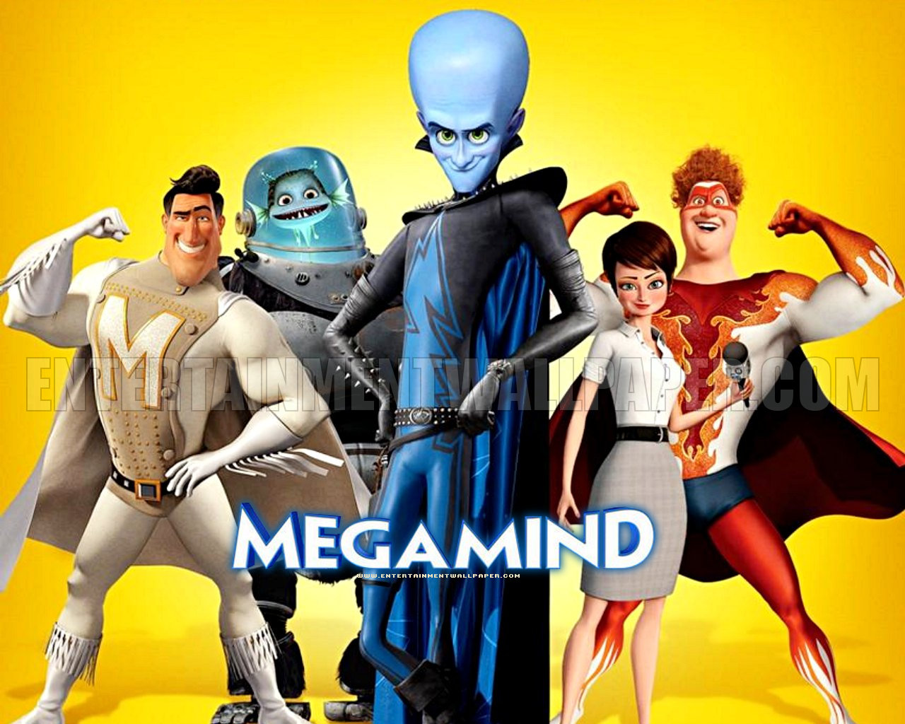 Original Size, Download Now - Megamind 2010 Movie Cover , HD Wallpaper & Backgrounds