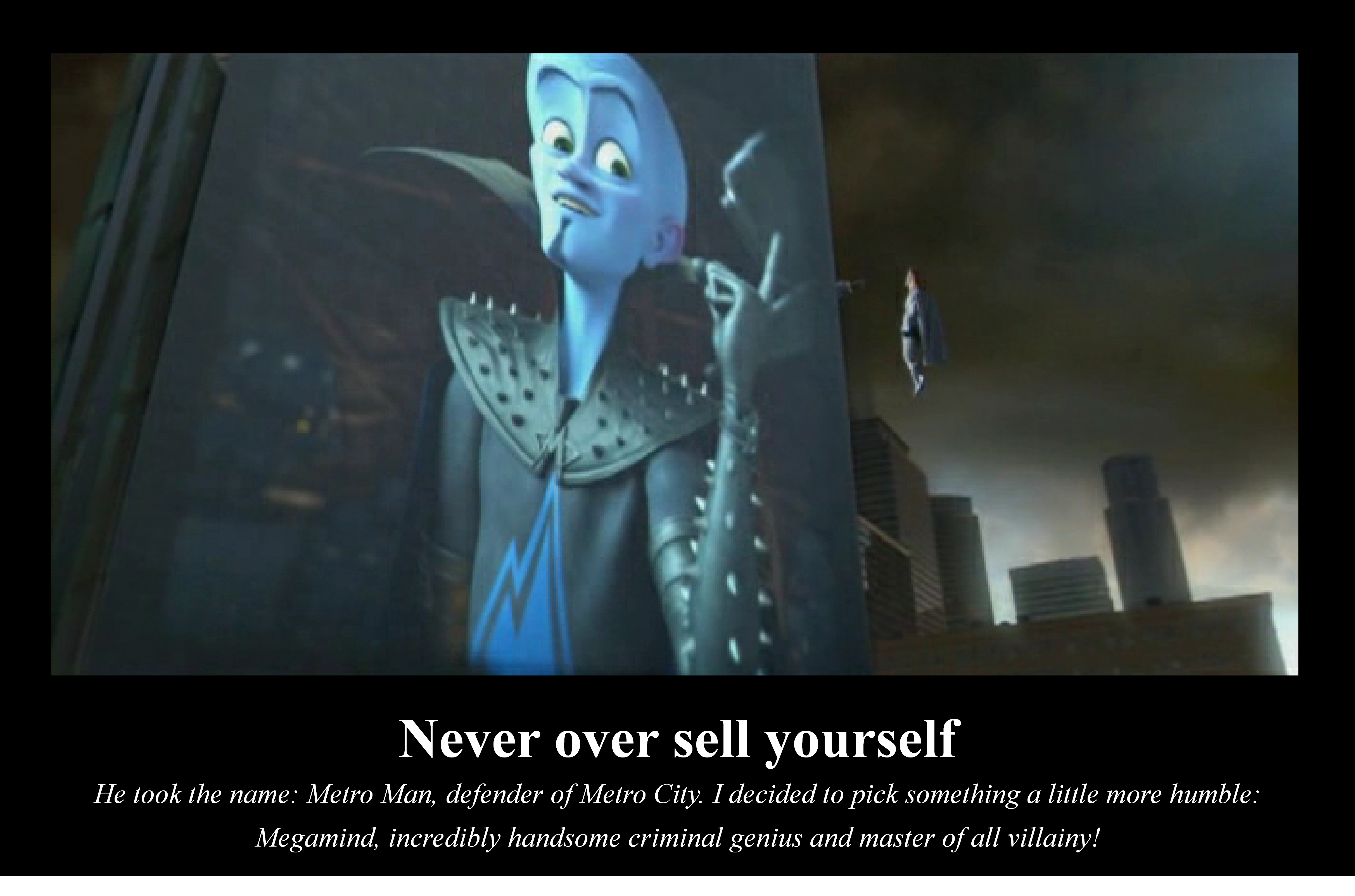 Megamind-quotes 322719 - Megamind 2 Defender Of Metro City , HD Wallpaper & Backgrounds