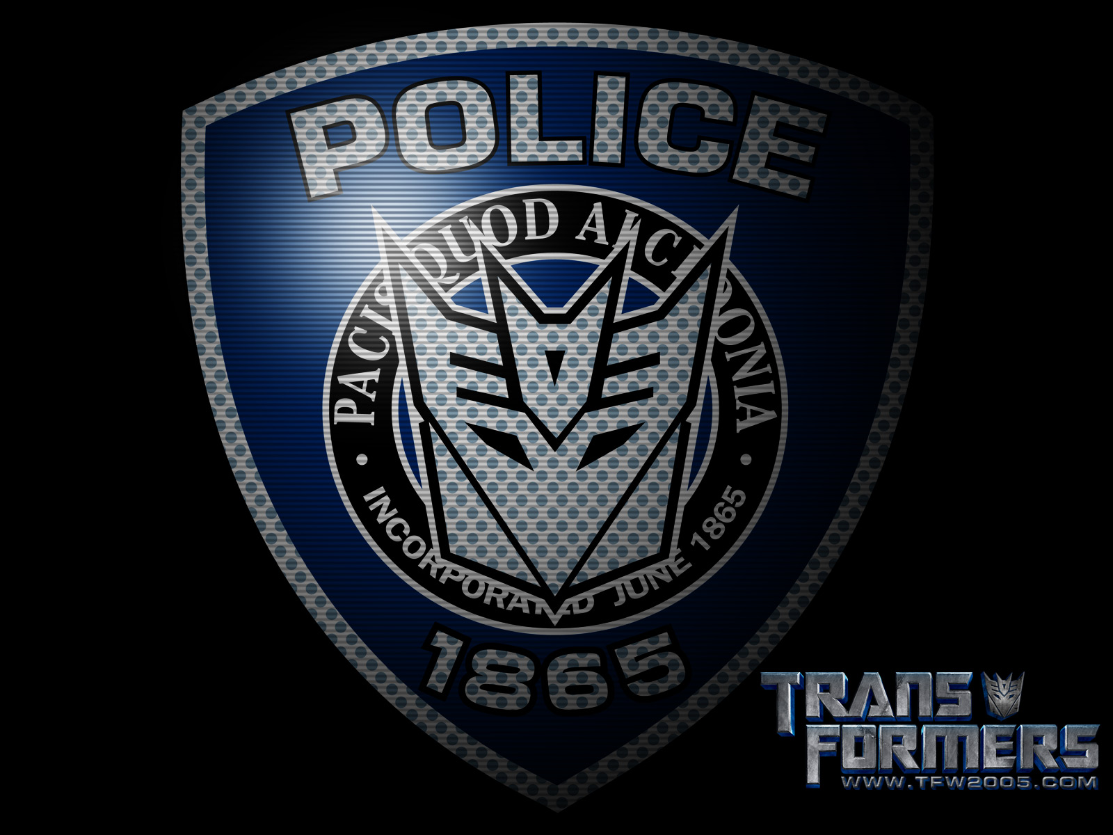 Police Logo Wallpaper - Transformers Logo Wallpaper Decepticons , HD Wallpaper & Backgrounds