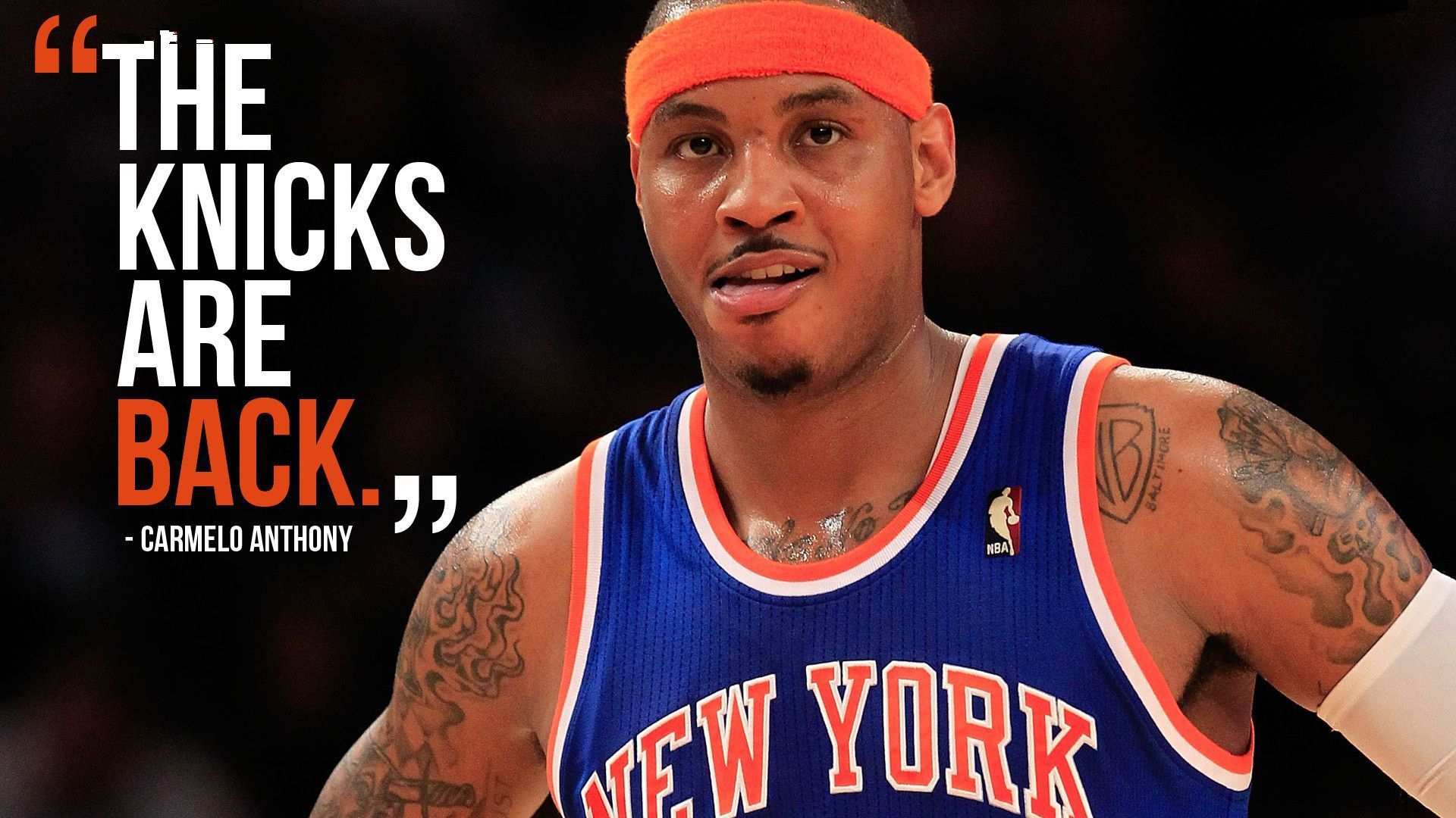 Carmelo Anthony Hd Wallpaper - Carmelo Anthony New York Knicks , HD Wallpaper & Backgrounds