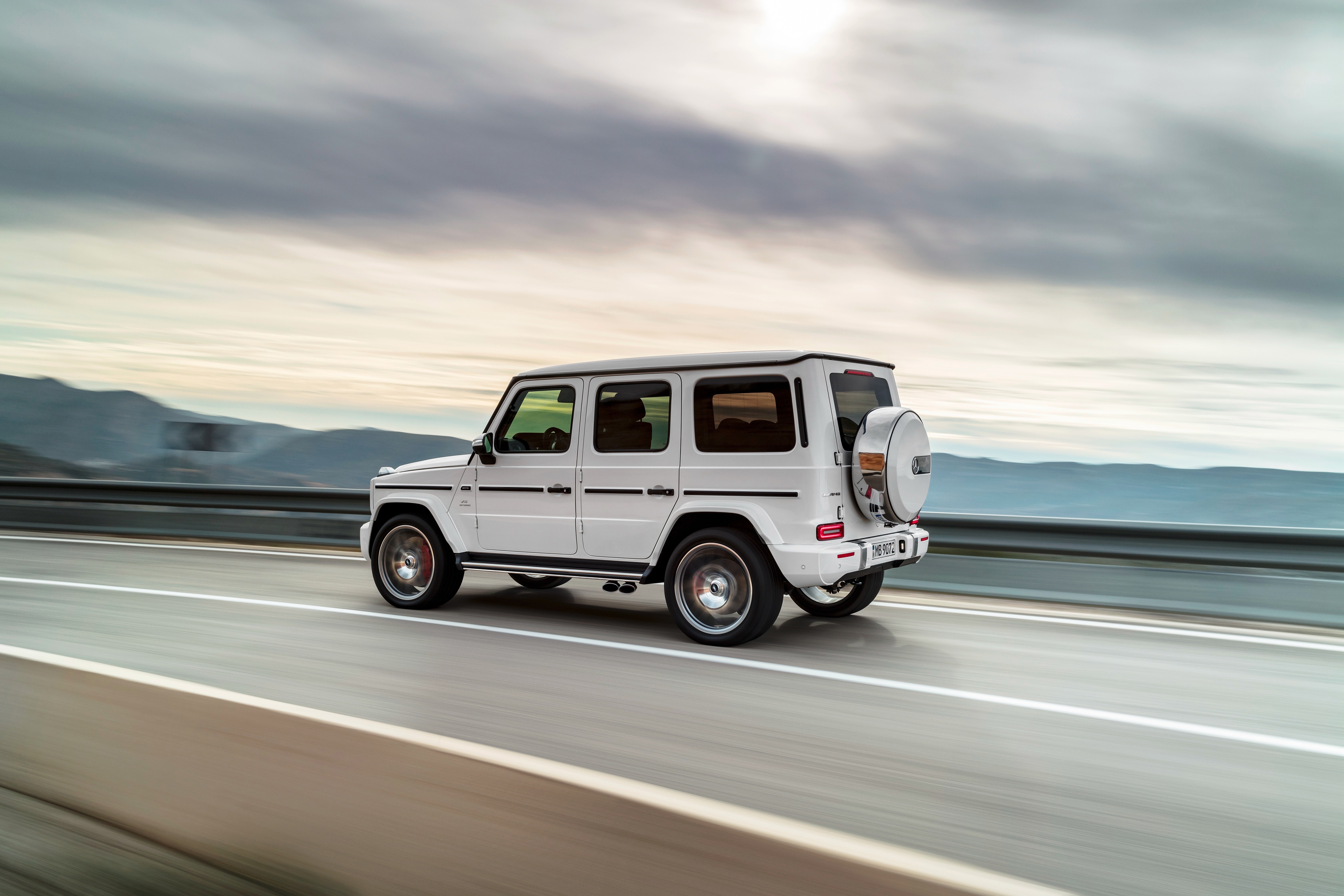 White Car Vehicle Car Mercedes Benz G Class Suv 2019