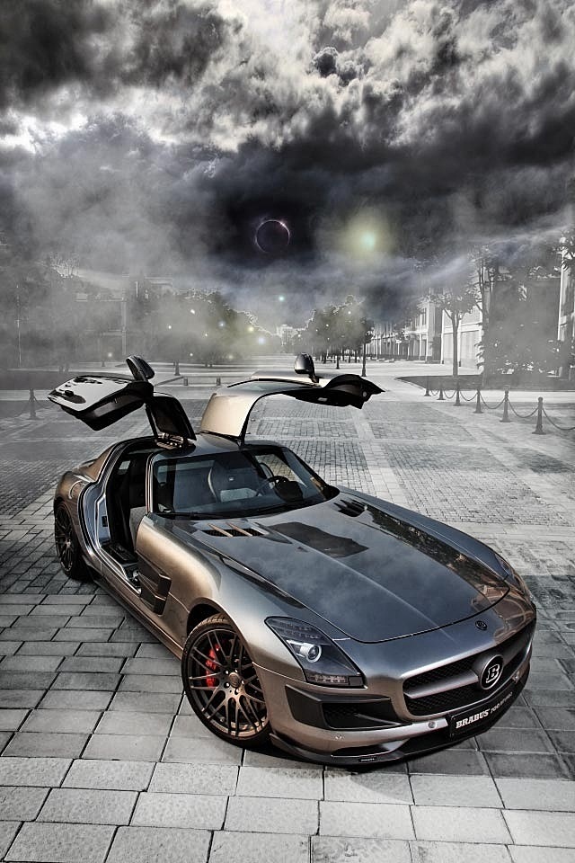 Mercedes - Mercedes Sls Amg Iphone , HD Wallpaper & Backgrounds