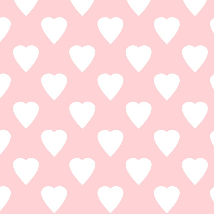 Good White Hearts On A Light Pink Background - Heart , HD Wallpaper & Backgrounds