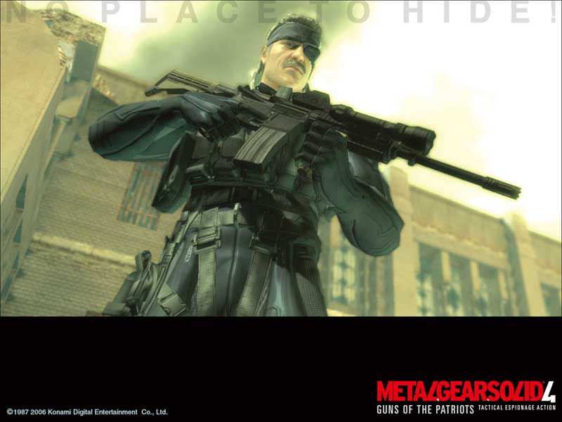 Metal Gear Solid - Metal Gear Solid 4 Wallpaper Hd , HD Wallpaper & Backgrounds