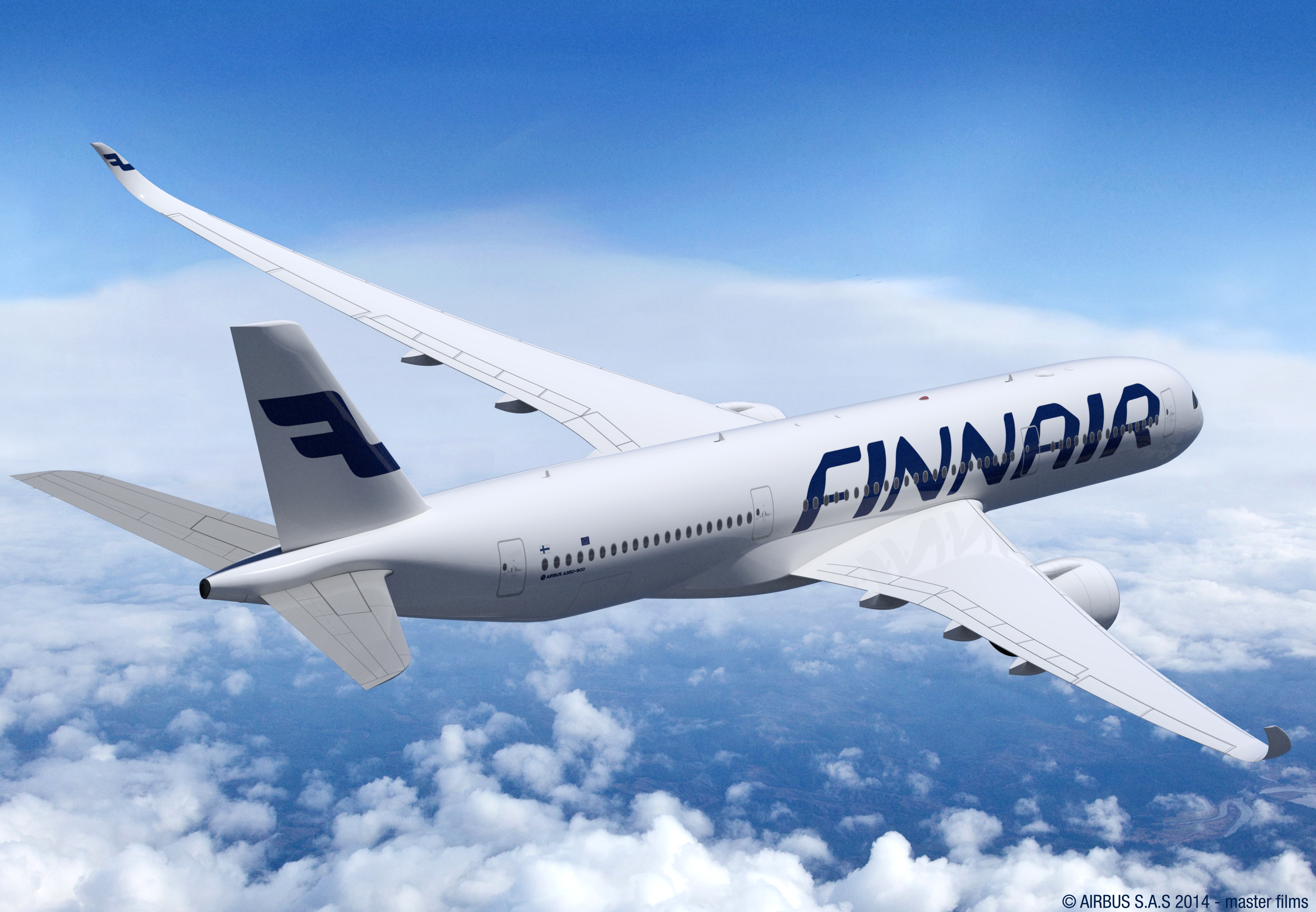 Finnair To Launch $33 Million Wi-fi Investment On New - Finnair Airbus A350 Xwb , HD Wallpaper & Backgrounds